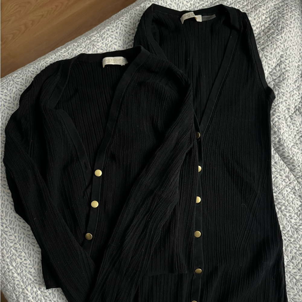 Ramy Brook black dress with matching sweater SOLD ON DEPOP